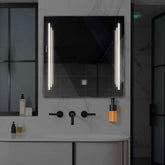 Miroir LED Carré | Bouton Tactile | Lumière blanche neutre - Reyze Série Salono Modèle 8