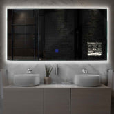 Miroir LED Horizontal | Bouton Tactile | Lumière blanche neutre - Reyze Série Motivated Modèle 5