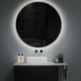 Miroir LED Rond | Sans Boutons Tactiles | Lumière blanche neutre - Reyze Série Ambient Modèle 1