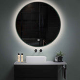 Miroir LED Rond | Bouton Tactile | Lumière blanche neutre - Reyze Série Ambient Modèle 1