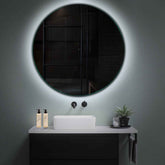 Miroir LED Rond | Sans Boutons Tactiles | Lumière blanche froide - Reyze Série Ambient Modèle 1