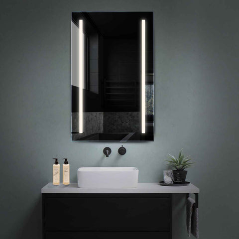 Miroir LED Vertical | Sans Boutons Tactiles | Lumière blanche neutre - Reyze Série Salono Modèle 5