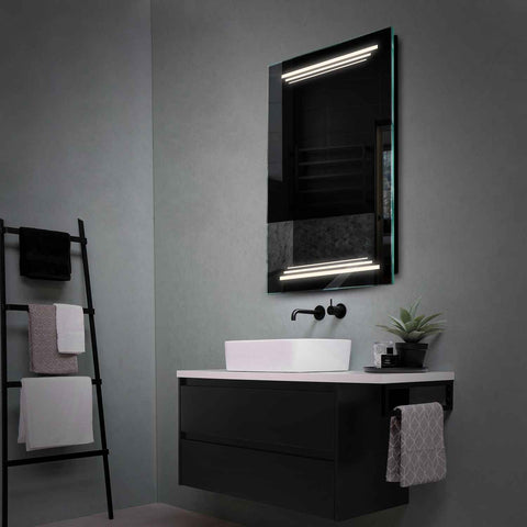 Miroir LED Vertical | Sans Boutons Tactiles | Lumière blanche neutre - Reyze Série Salono Modèle 7