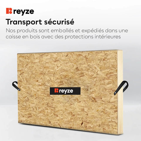 Miroir LED Asymétrique Vertical | Bouton Tactile | Lumière Blanche Chaude - Reyze Série Ambient Modèle 1